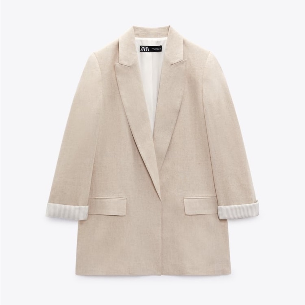 NWT Zara Linen Blazer